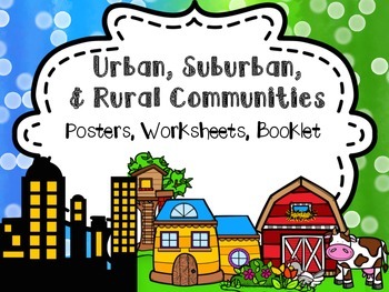 Preview of Urban, Suburban, and Rural Communities