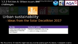 Urban sustainability: Ideas from the Solar Decathlon 2017