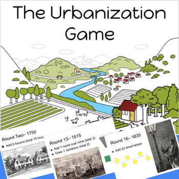 Preview of Urbanization Map Simulation (Industrial Revolution)  