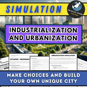 Preview of Urbanization Simulation Activity