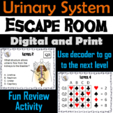 Human Body Systems Activity: Urinary (Anatomy Escape Room 