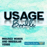 Usage Bundle Misused Words, Irregular Verbs, Word Skills M