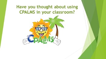 Preview of Use CPALMS Centers and Whole group Activity K-5