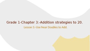 Preview of Use Near Doubles to Add  (PowerPoint)
