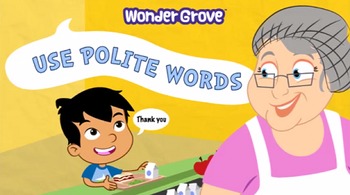 Preview of Use Polite Words Grade 1