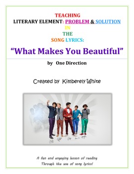 Preview of Use Song Lyrics to Teach Literary Elements!!  {Problem & Solution}