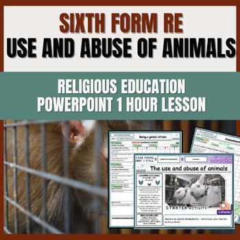 Preview of Use and Abuse of Animals - Religious Education Lesson