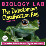 Classification Lab on Dichotomous Keys | Printable and Digital