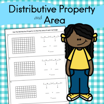 Preview of Distributive Property and Area Multiplication