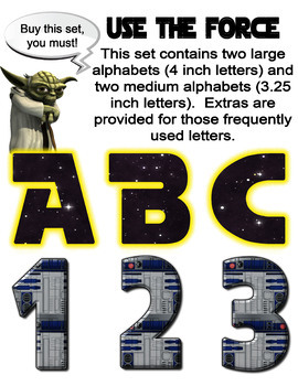 Preview of Use the Force Alphabet