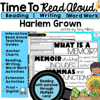 Preview of May Read Aloud Activities to Use with Harlem Grown Spring Lesson Plans