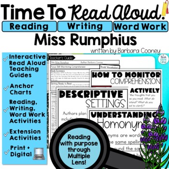 Preview of May Read Aloud Activities Use with Miss Rumphius Spring Picture Books