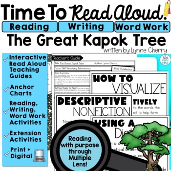 Preview of May Read Aloud The Great Kapok Tree Activities Earth Day Reading Lesson