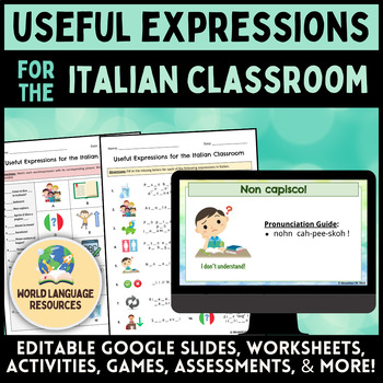 Preview of Useful Expressions for the Italian Classroom