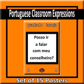 Preview of Portuguese Useful Classroom Expressions Posters