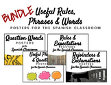 Useful Rules, Phrases and Words - SPANISH POSTERS BUNDLE