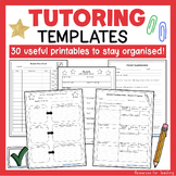 Useful Printables and Templates for Tutoring