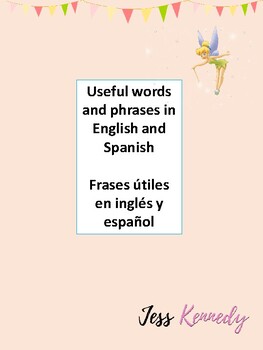 Preview of Useful words and phrases in English and Spanish