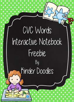 Preview of CVC Word Interactive Notebook Freebie