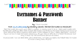 Usernames & Passwords Banner - PDF