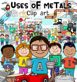 Metals clip art-Uses of metals-  146 items!