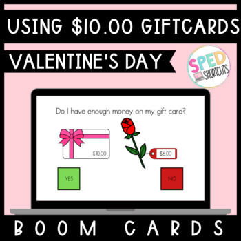 Preview of Using $10.00 Gift Cards | BOOM™ Cards  | Consumer Math 