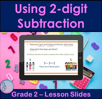 Preview of Using 2 digit Subtraction | PowerPoint Lesson Slides for 2nd Grade