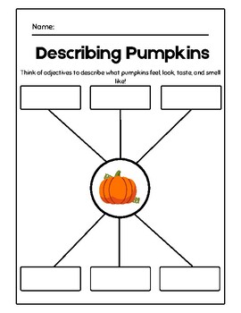 Preview of Using Adjectives and Nouns to Describe Fall/Halloween