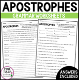 Using Apostrophes Worksheets - No Prep Printables