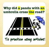 Using Articles A, An, & The Grammar PPT + Printables