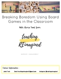 Using Board Games in the Classroom BUNDLE: Part One!