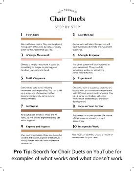 Preview of Using Chair Duets (Devising) in the Theatre Classroom