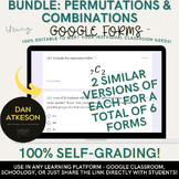 Using Combinations and Permutations ｜6 Self-Grading Google Forms™