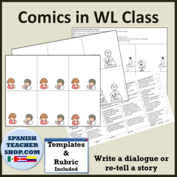 Preview of Using Comics for Dialogues or Storytelling in Foreign Language