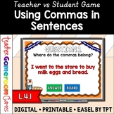 Using Commas in Sentences Teacher vs Student Game #2