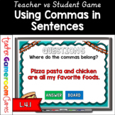 Using Commas in Sentences Teacher vs Student Game #1