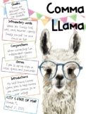 Using Commas with Comma Llama Anchor Chart