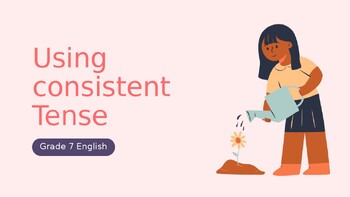 Preview of Using Consistent Tense Education Presentation