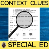 Using Context Clues Reading Strategies for Special Educati