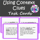 Using Context Clues Task Cards- Grades 5 & 6
