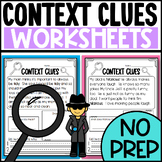 Using Context Clues Worksheets: Vocabulary Practice