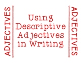 Using Descriptive Adjectives Writing Practice Activity Car