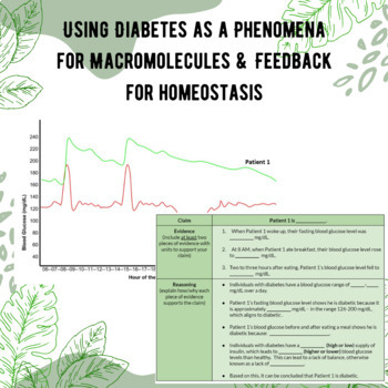 Preview of Using Diabetes as a Phenomena for Macromolecules & Feedback for Homeostasis