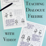 Dialogue Writing Lesson Plan - Freebie and Video
