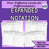 Using Expanded Notation to Write Decimals Partner Game Fou