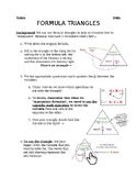 Using Formula Triangles