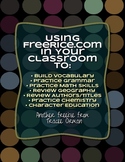 Free Using FreeRice.com in Your Classroom: Student Log