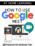Using Google Meet for At Home Learning COVID-19 (Distance 