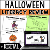 ELA Halloween Activities: Using Pictures to Review Literac