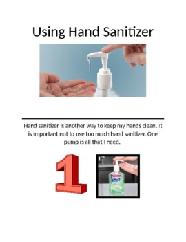 Preview of Using Hand Sanitizer